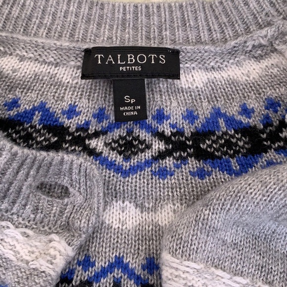 Talbots Long Sleeve Button Down Cardigan Sweater - Picture 12 of 13